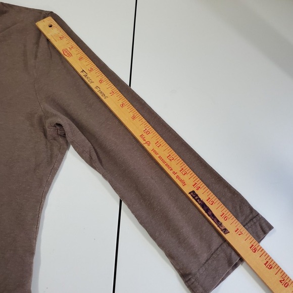 Oska Women Hemp Blend V Neck Top Size Medium Eco Minimalist Quiet Luxury READ - Picture 11 of 12